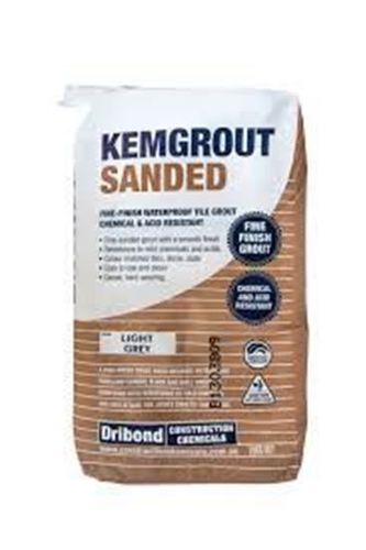 KEMGROUT SANDED LIGHT GREY 20KG