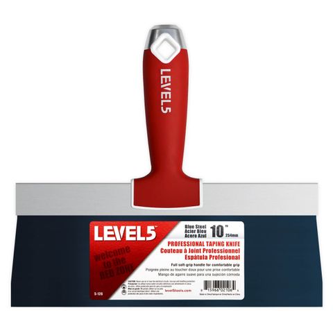 LEVEL 5 250MM/10in BLUE STEEL TAPING KNIF