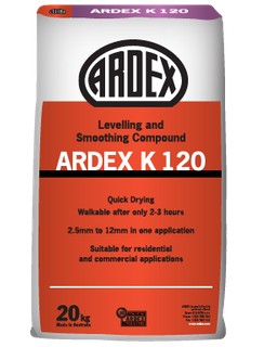 ARDEX K120  LEVELLING & SMOOTHING COMPOUND  20KG