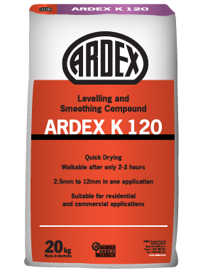 ARDEX K120  LEVELLING & SMOOTHING COMPOUND  20KG