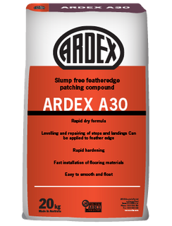 ARDEX A30  SLUMP FREE FEATHER EDGE PATCH COMPOUND 20 KG