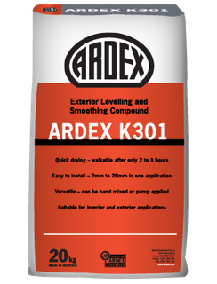 ARDEX K 301  EXTERNAL SELF LEVELLING TOPPING