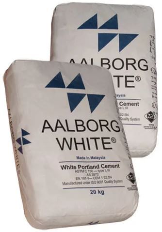 WHITE CEMENT (20KG BAG) AALBORG (72)