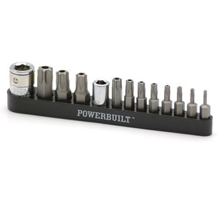 POWERBUILT 13 PIECE TORX BIT SET