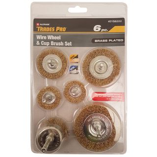 6PC WIRE WHEEL CUP BRUSH SET