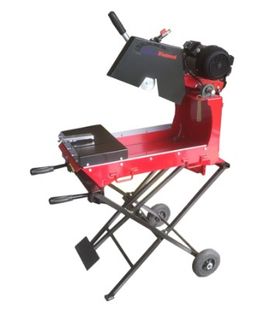 Brick saw complete with stand & foot pedal, 2.4HP, 14” Capacity