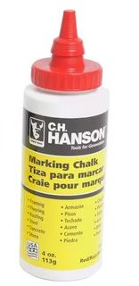 HANSON 4 OZ MARKING CHALK - RED