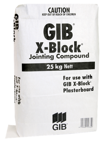 GIB X-BLOCK COMPOUND - 25KG BAG