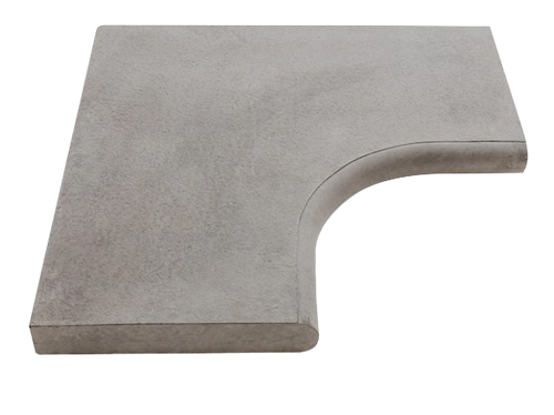 Split Granite Bullnose 250 Int. Corner Standard Paver (Standard Colour)