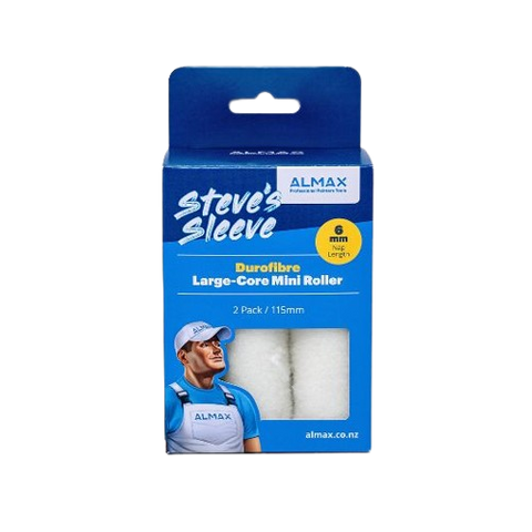 STEVES EXOFIBRE Large-Core Mini Roller 115 x 13mm - pack of 2