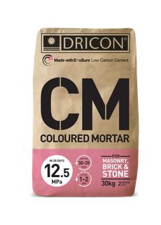 DRICON COLOURED MORTAR 30KG (JET BLACK)