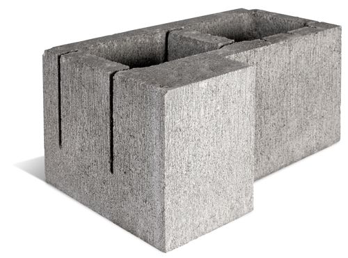 25 SERIES CORNER BOND BEAM L/H BLOCK