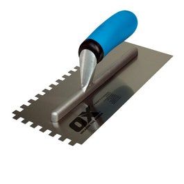 OX PRO 10MM NOTCH TROWEL 115X280MM