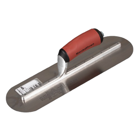 MARSHALLTOWN STEEL ROUND ENDS TROWEL 14" (350MM X 100MM)