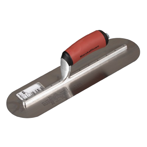 MARSHALLTOWN STEEL ROUND ENDS TROWEL 14" (350MM X 100MM)
