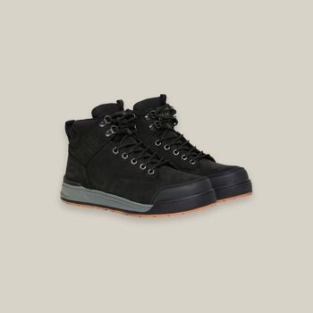 HARD YAKKA 3056 LACE/ZIP SAFETY BOOT (BLACK) SIZE 10