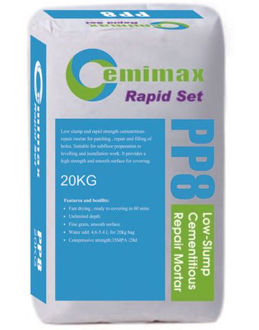 CEMIMAX PP8 LOW-SLUMP CEMENTITIOUS REPAIR MORTAR 20KG