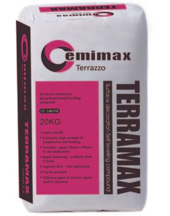 CEMIMAX TERRAMAX M1 (BEIGE) DECROTIVE LEVELING COMPOUND 20KG