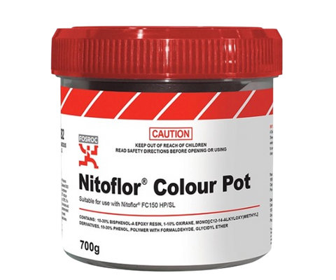 FOSROC NITOFLOR COLOUR POT GREY (CURTAIN CALL) 0.7KG