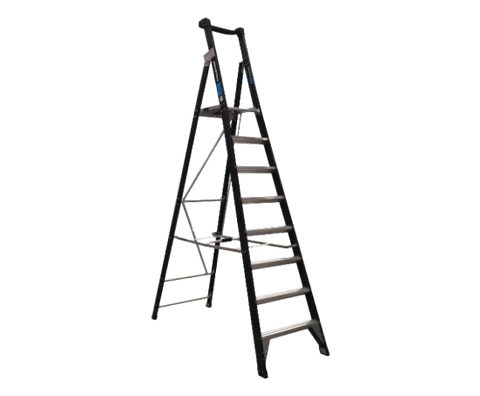 EASY ACCESS 8 STEP FIBREGLASS PLATFORM LADDER