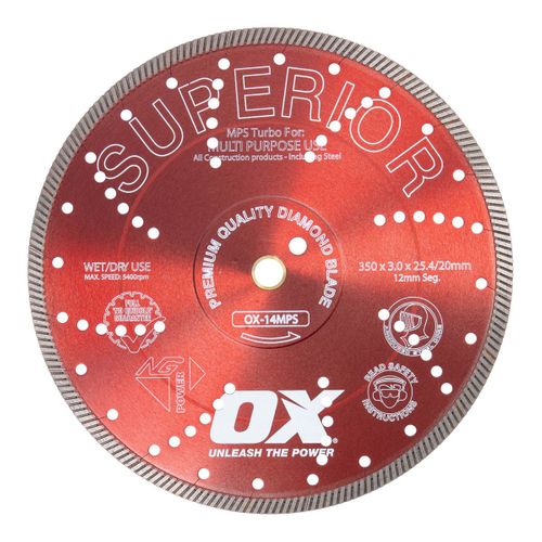 OX PRO MPS 14in TURBO DIAMOND BLADE