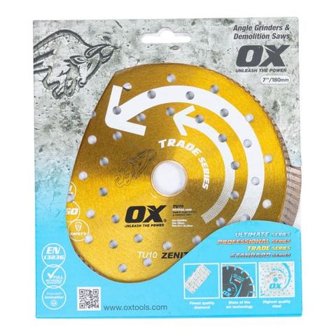 Ox Trade 7" Turbo Diamond Blade Uni/Hard