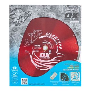 OX SILENT SAW DIAMOND BLADE HARD BRICK