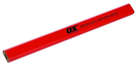 OX TRADE RED CARPENTERS PENCILS 10PK