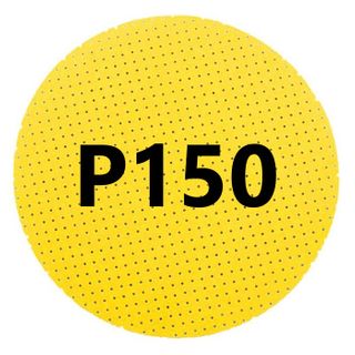 YELLOW VELCRO DISC (150 GRIT)