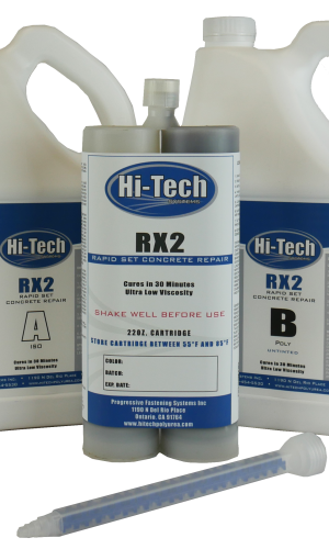 Hi-T RX2 Rapid Set Concrete Repair 650ml Dovetail