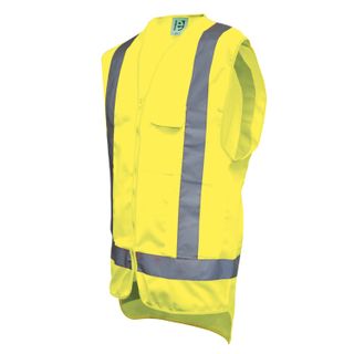 HI-VIS YELLOW SAFETY VEST - 2XL