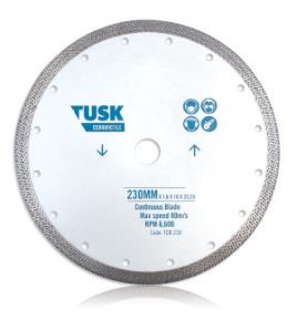 TUSK 200MM CONTINUOUS TILE BLADE