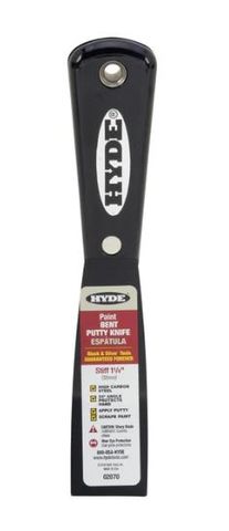 HYDE 1-1/4in STIFF BENT BLADE PUTTY KNIFE