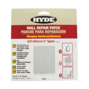 HYDE 6X6in SELF ADHESIVE WALL PATCH