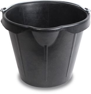 #DFP18 LIPPED RUBBER BUCKET-18QT