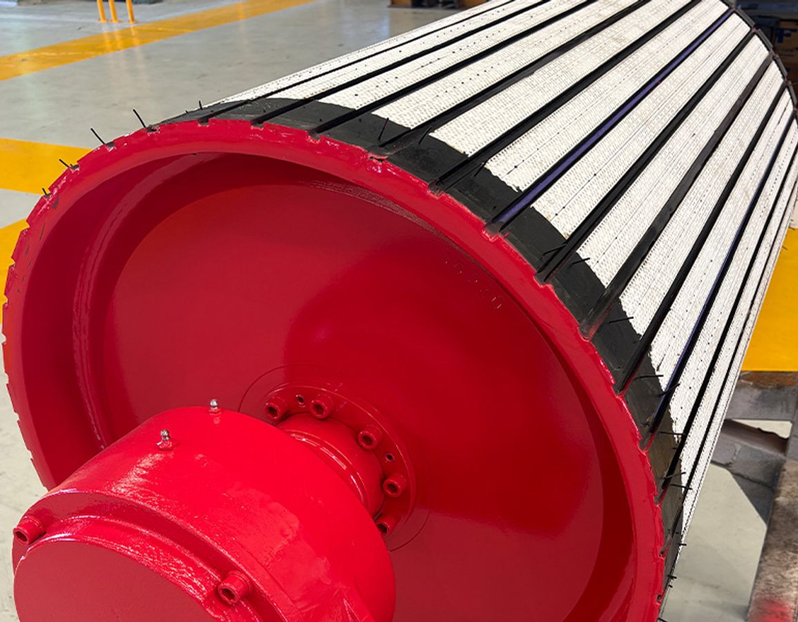 Pulley lagging