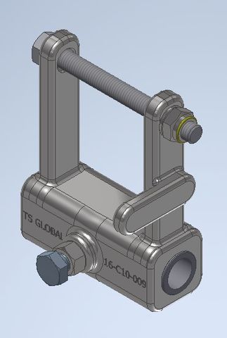 TUFF U Right Hand Mounting Pivot Slide Bracket 48 and 60 dia Poles