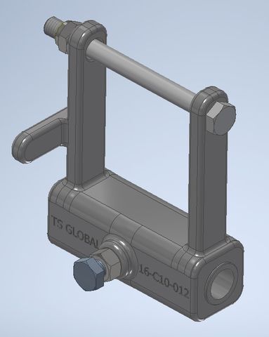 TUFF U Left Hand Mounting Pivot Slide Bracket 73 dia Poles