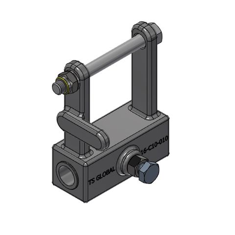 TUFF U Left Hand Mounting Pivot Slide Bracket 48 and 60 dia Poles