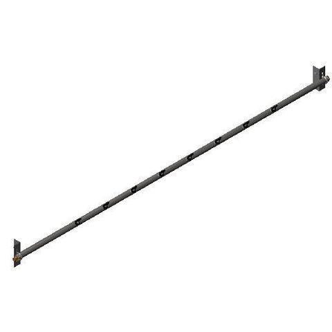 Cleaner TUFF Spray Bar 2400 3300 long x 48 Dia with U Bolt Mounts