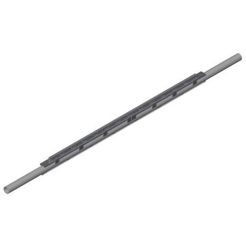 TUFF R Retractable Pole Reinforced 2000 BW c/w 1950 TW, 3100 Pole x 73 Dia