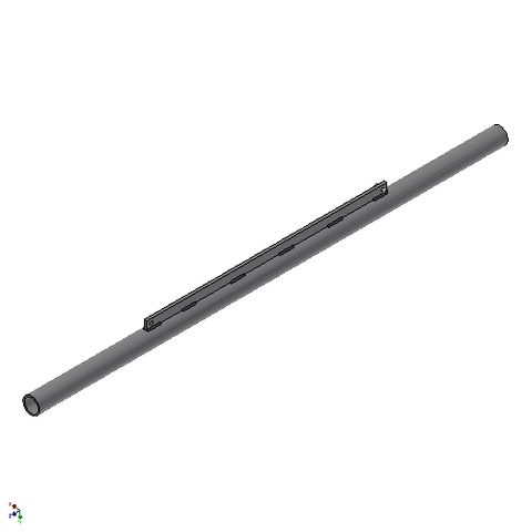 TUFF EP Pole 0900 BW less 50mm c/w 0864 TW, 1684 Pole x 60 Dia