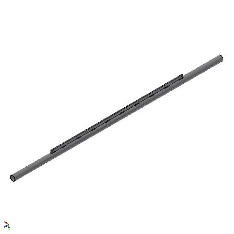 TUFF EP Pole 1600 BW less 50mm c/w 1575 TW, 2495 Pole x 60 Dia