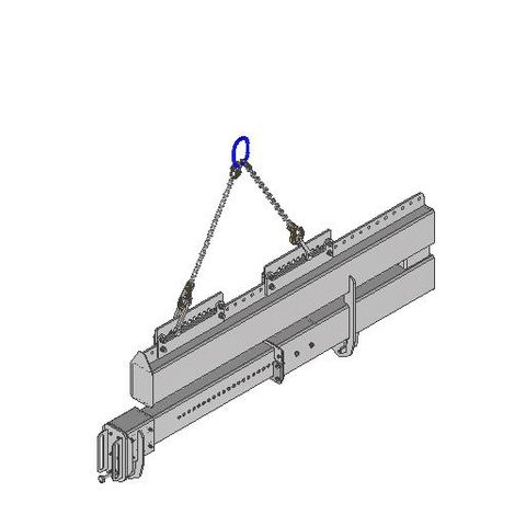 4.5T Pulley Lifting Beam Low Profile Extended Face Width