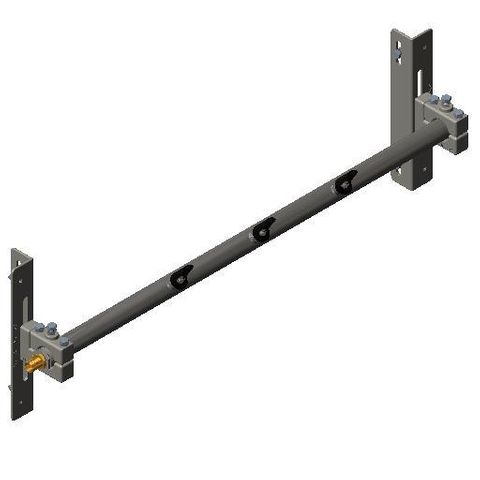 Cleaner TUFF Spray Bar 0750 1250 long x 48 Dia with P Mounts