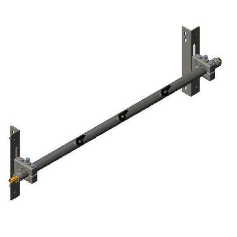 Cleaner TUFF Spray Bar 0900 1400 long x 48 Dia with P Mounts