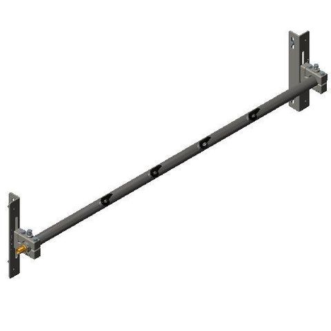 Cleaner TUFF Spray Bar 1200 1800 long x 48 Dia with P Mounts