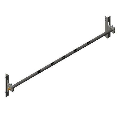 Cleaner TUFF Spray Bar 1600 2300 long x 48 Dia with P Mounts