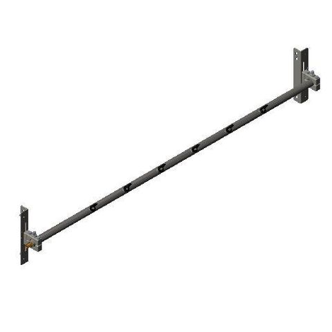 Cleaner TUFF Spray Bar 1800 2500 long x 48 Dia with P Mounts