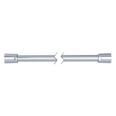 1500mm Silverflex Smooth PVC Hose - Chrome